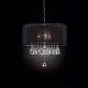 Effleurer Double Shade 3-Lights Crystal Hard-Wired Ceiling Lamp 19"