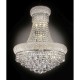Adagio Empire Crystal 12-Lights Led Hard-Wired Ceiling Lamp 26"