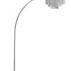 2 Tier Clos Glam Silver Arch Floor Lamp On Marble 86"