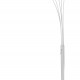 5 Lite Arm Urban White Arc Dimmable Metal Floor Lamp 84" Inch