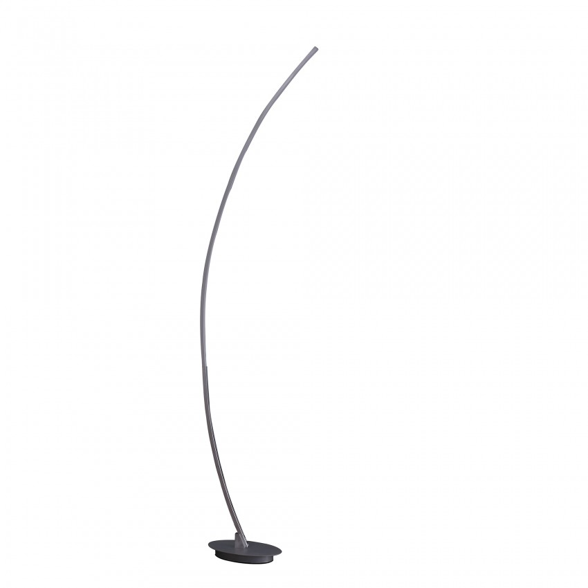 Bradie Brushed Nickel Led Arc Tube Floor Lamp 62.25"