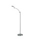 Tinsley Silver Integrated Led Task Floor Lamp 54"