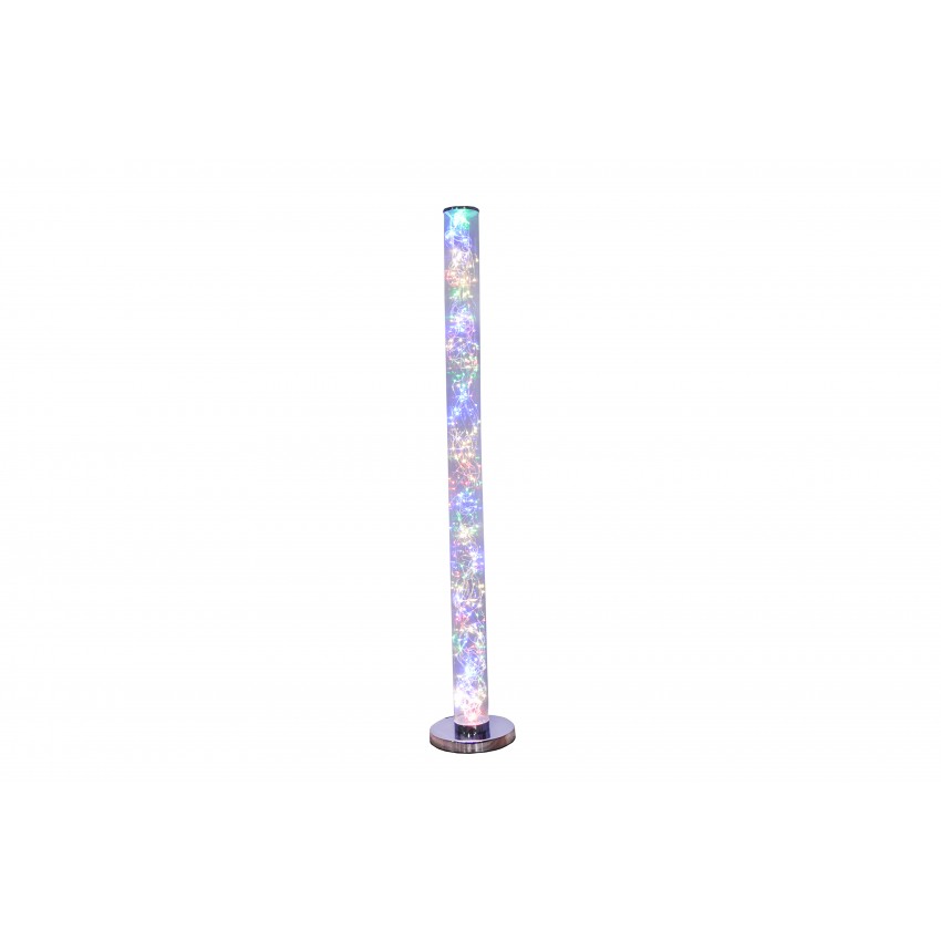 Exposed Multi-Colored Rope Led Namiri Column Floor Lamp W/ Wireless Remote Control 49"