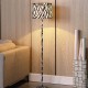 Faux Suede Zebra Print Floor Lamp 59"