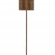 Faux Suede Leopard Print Floor Lamp 59"