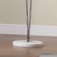 Black Chrome 4-Lights Arch Floor Lamp 88"