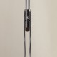 Black Chrome 4-Lights Arch Floor Lamp 88"