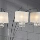 Simple Elegance 4-Lights Crystal Arch Floor Lamp On Marble Base 84"