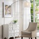 Oma Brushed Nickel Arch-Floor Lamp 84.5"