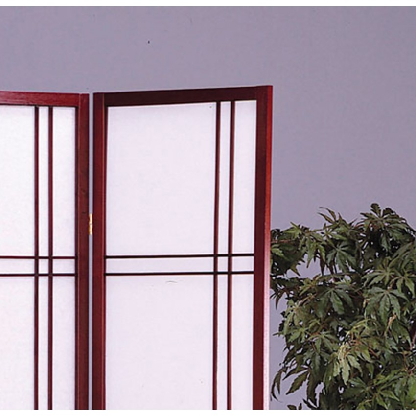 Girard 3 Panel Room Divider - Cherry