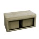 Storage Ottoman + 2 Hidden Extra Seatings 16.5"