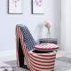 Patriotic Blue Star High Heel Storage Chair 32.86"