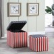 Patriotic Storage Ottoman + 1 Extra Seating 18"