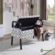 Rococo Wooden Arm Storage Bench 23.25"