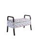 Cherry Blossom Wooden Arm Storage Bench 23.25"