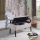 Greek Keyline Wooden Arm Storage Bench 23.25"