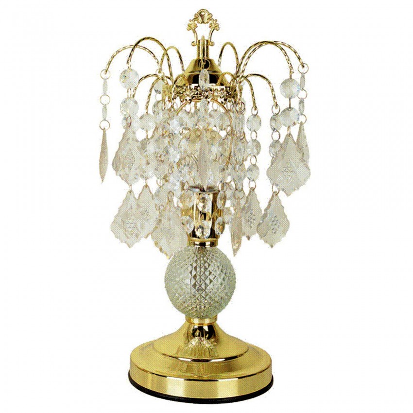 Glass Touch Accent Lamp - Gold 15" Glass Touch Accent Lamp - Gold 15"
