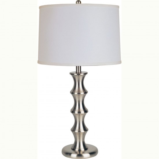 Metal Table Lamp - Satin Nickel 29.5