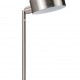 Cambert Brush Silver Led Table Lamp W/ Usb Port 15"