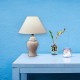 Ceramic Table Lamp - Ivory 13"