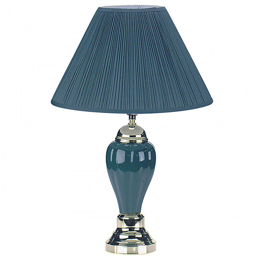 27" Ceramic Table Lamp - Green