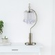 Ant Brass Table Lamp With Crystal-Inspired Shade 27"