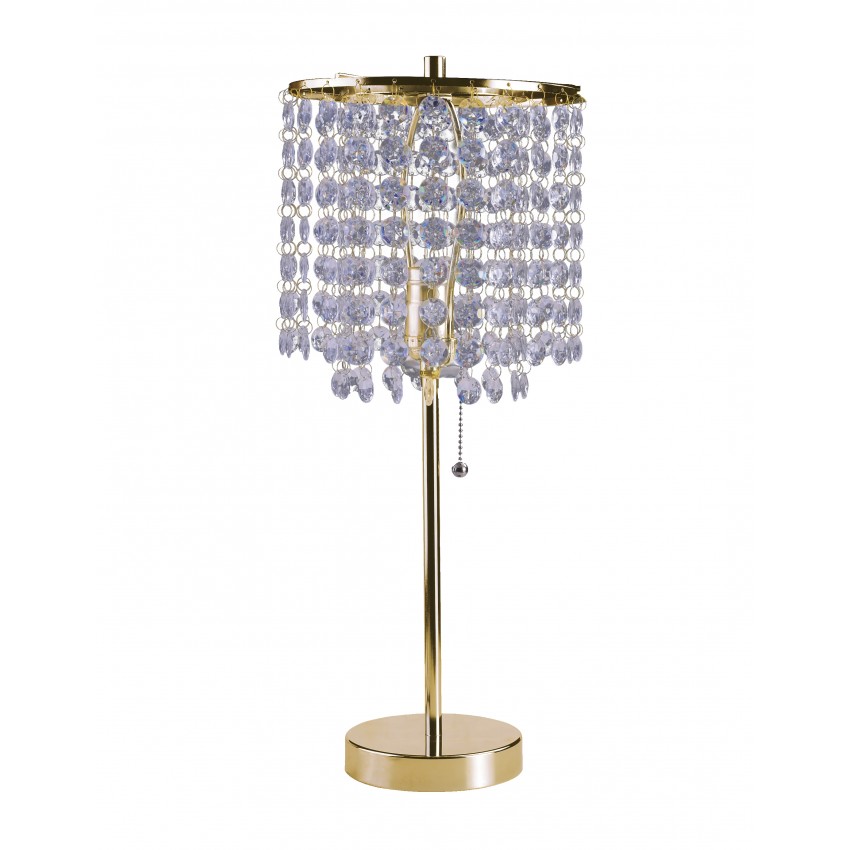 Deco Glam Gold Table Lamp 20.25"
