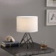 Watson Espresso Metal Tripod Table Lamp 17.5"