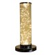 Exposed Rope Led Minari Clear Column Table Lamp 13" Inch