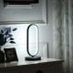 Adras Modern Matte Black Oval Led Contemporary Metal Table Lamp 14"