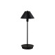 Rowan Matte Powder Black G-9 Table Lamp 17.5"