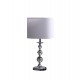 Ascending Solid Crystal Orbs Chrome Table Lamp 19.75"