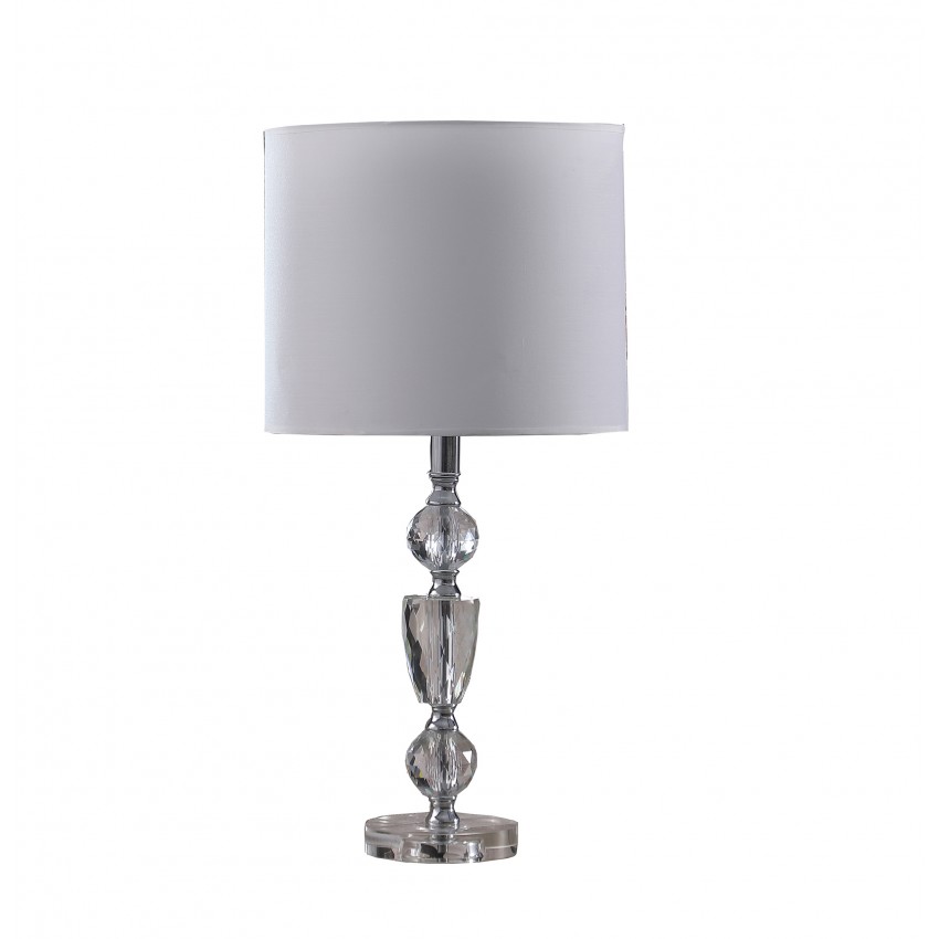 Cale Cut-Crystal Modern Table Lamp 23.5"