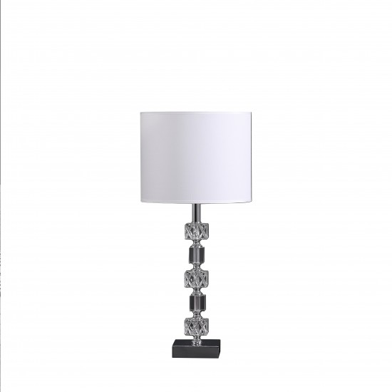 Jules Solid Prism Crystal Cubes Orb Table Lamp 19.75
