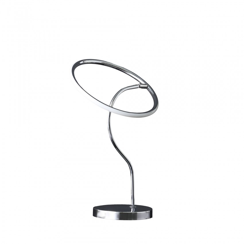 Circular Halo Ring Led Modern Table Lamp 25.5"