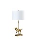 Gold Royal Stallion Horse Resin Table Lamp 29.5" Gold Royal Stallion Horse Resin Table Lamp 29.5"