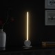 Modern Led Leaning Towering Stick Metal Table Lamp 23"