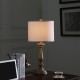 Coastal Wood Effect Polyresin Table Lamp 27.5"