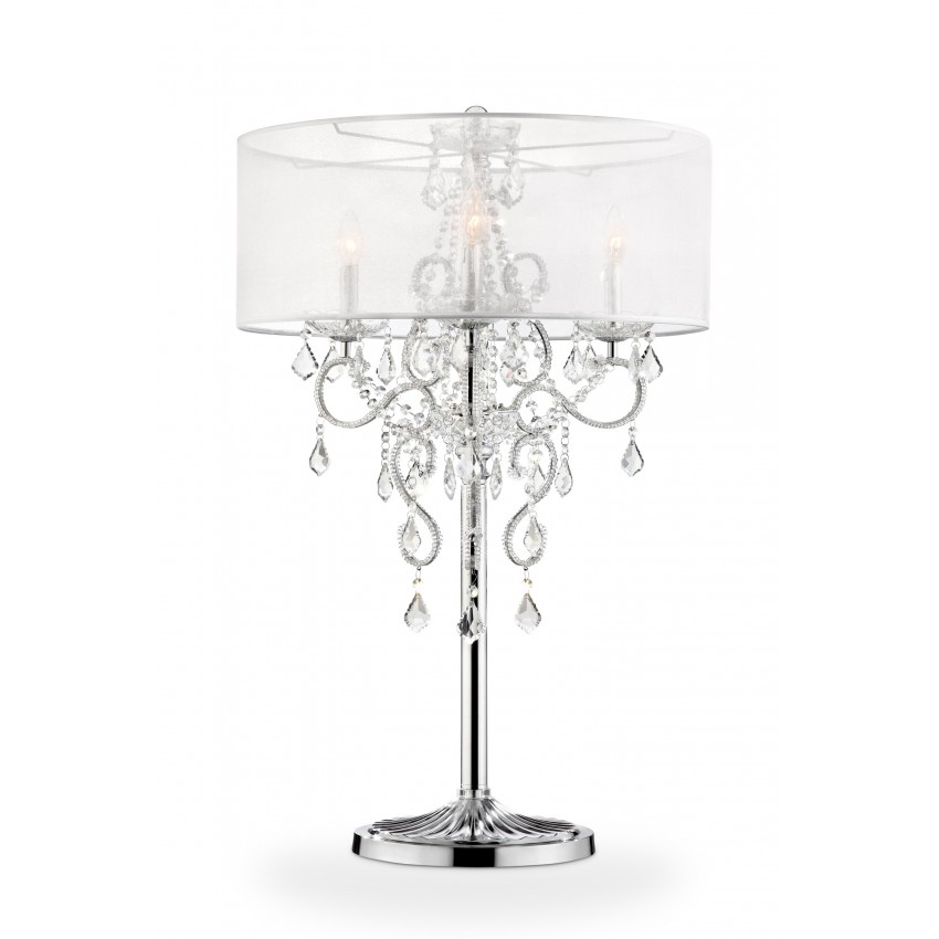 Evangelia Crystal Table Lamp 35"