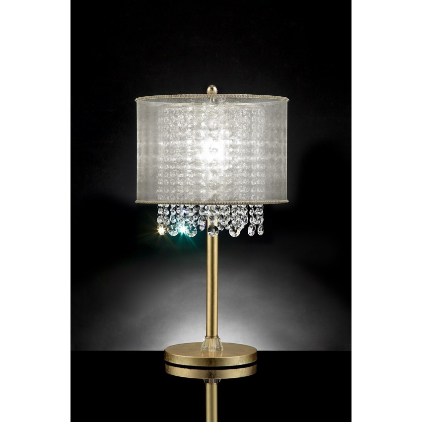 Bhavya Crystal Table Lamp 30"