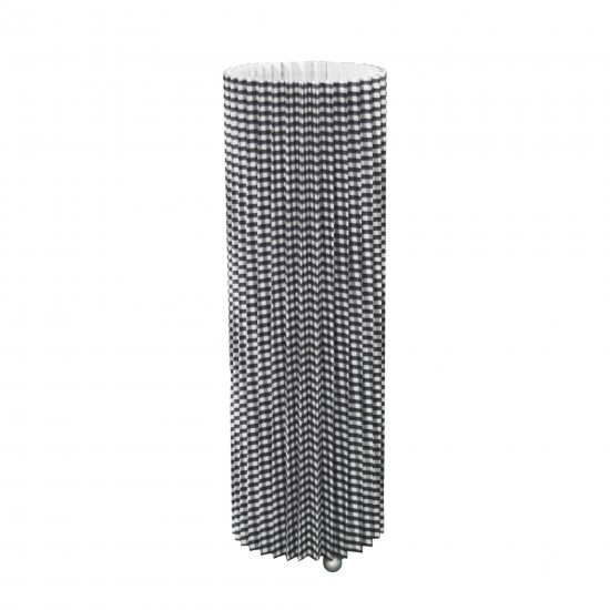 Blue Tartan Folded Table Lamp 16.5