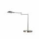 Luna Led Swing Arm Satin Steel Desk Lamp 15.75"