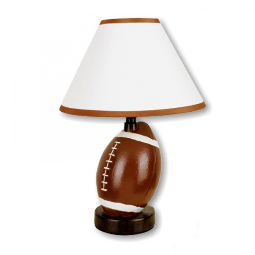 Kids Football Ceramic Table Lamp 13.5"