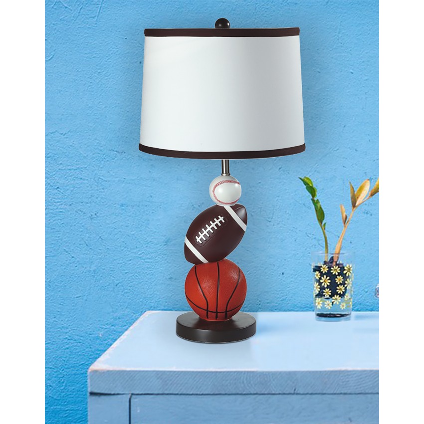 Kids Sports Resin Table Lamp 25"